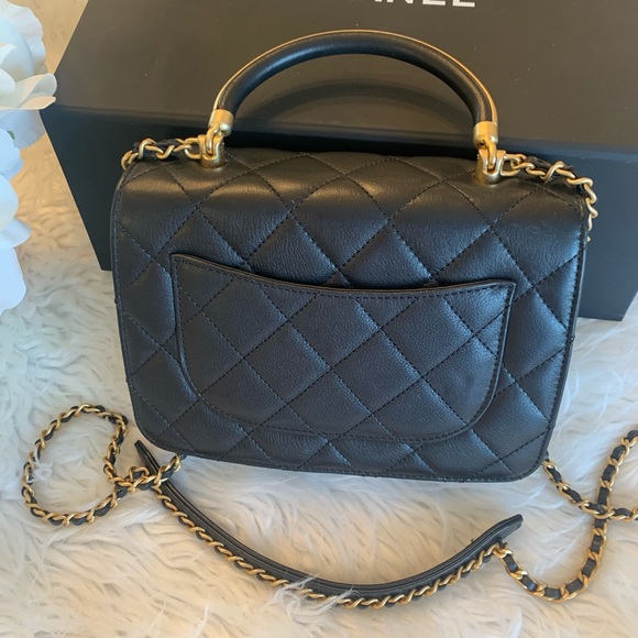 🖤SOLD 🖤💕Chanel top handle mini flap bag - Picture 2 of 13